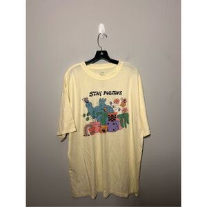 ‼️sale‼️Urban Outfitters Dreyfus Art Stay positive tee shirt one size C29-6
